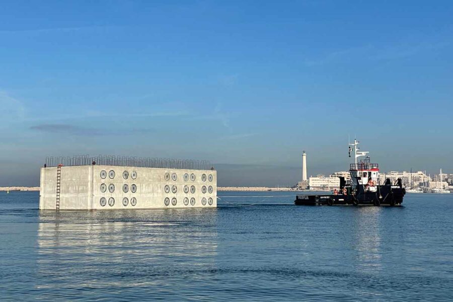 Porto di Bari - lavori di completamento delle strutture portuali nell'area Pizzoli Marisabella”