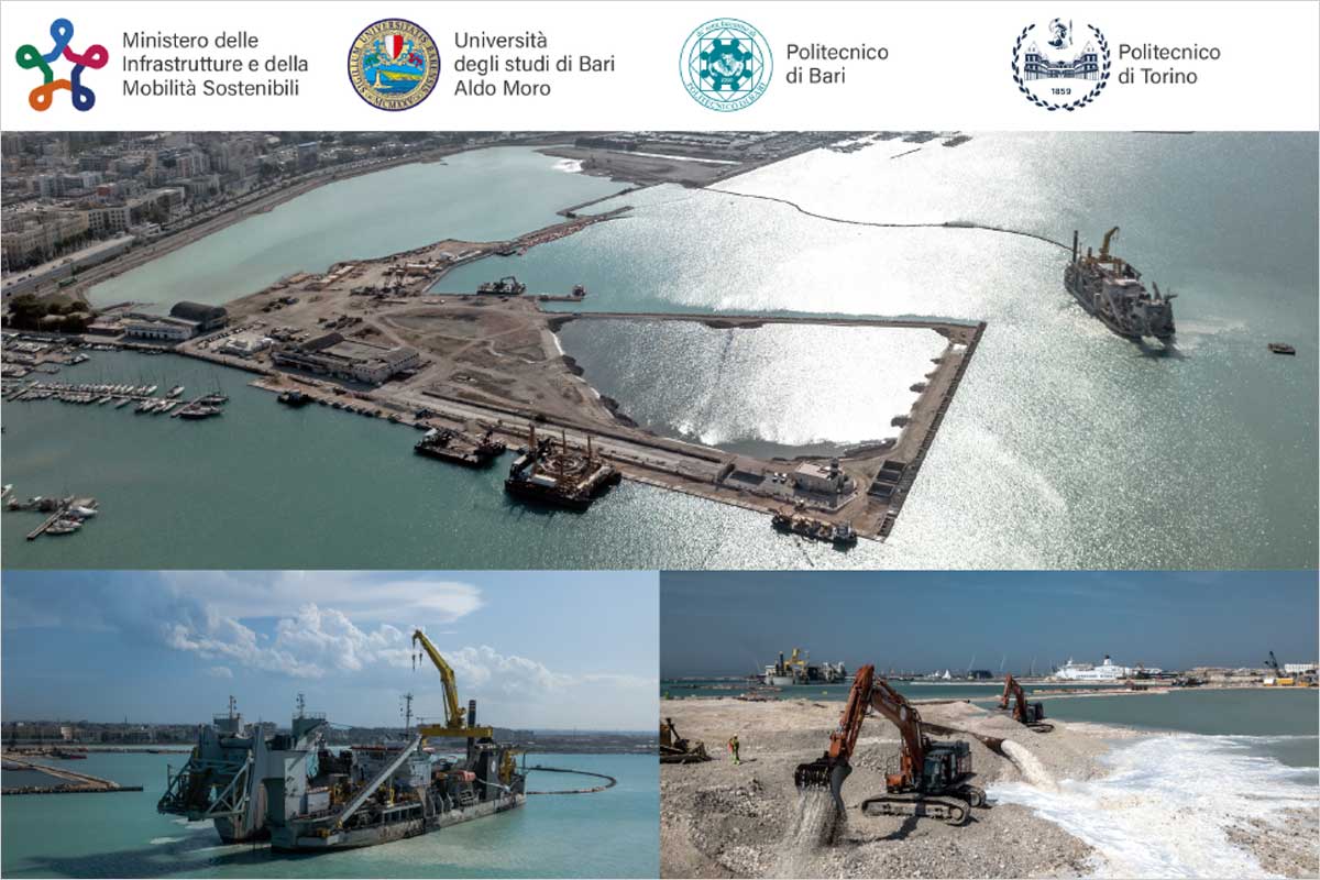 Porto di Bari - lavori di completamento delle strutture portuali nell'area Pizzoli Marisabella – Giornata Studi organizzata dal Provveditorato OOPP